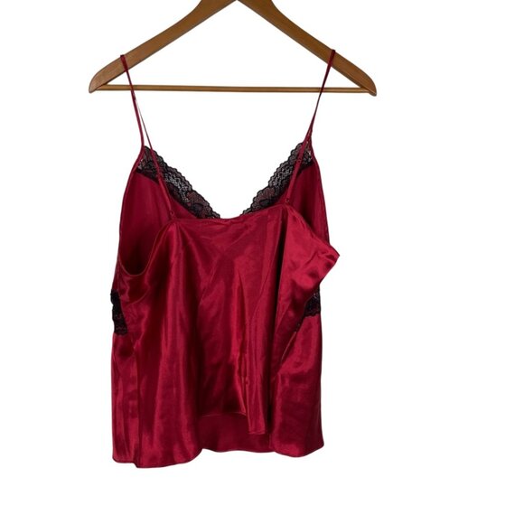 Lilac and London Babydoll Lace Whimsigoth Y2K 90's Vamp Cami Top Fuchsia Sz XL - Picture 2 of 8